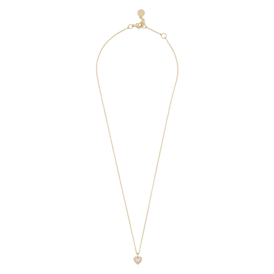 Snö Of Sweden Nisi Heart Pendant Necklace Gold 42cm