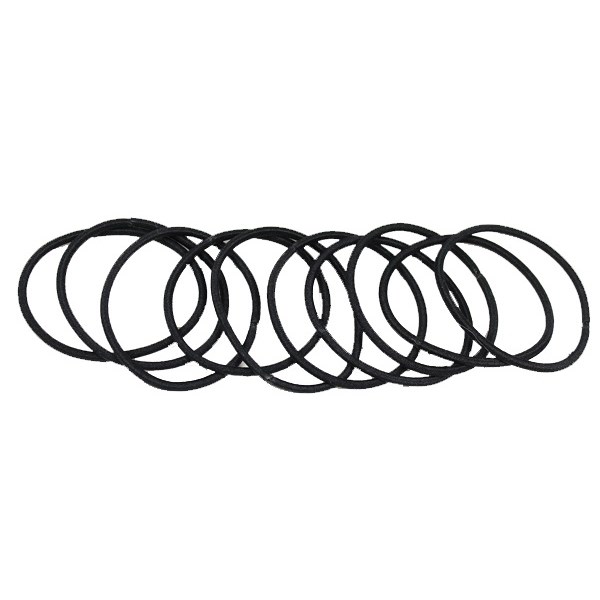 By Lyko 10 Pack Enfärgade Hårsnoddar Black