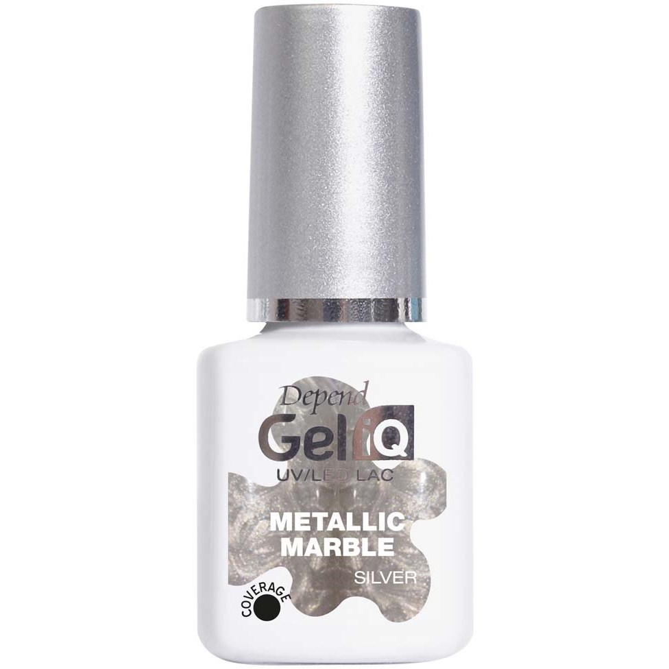 Depend GeliQ Effects Metallic Marble Silver