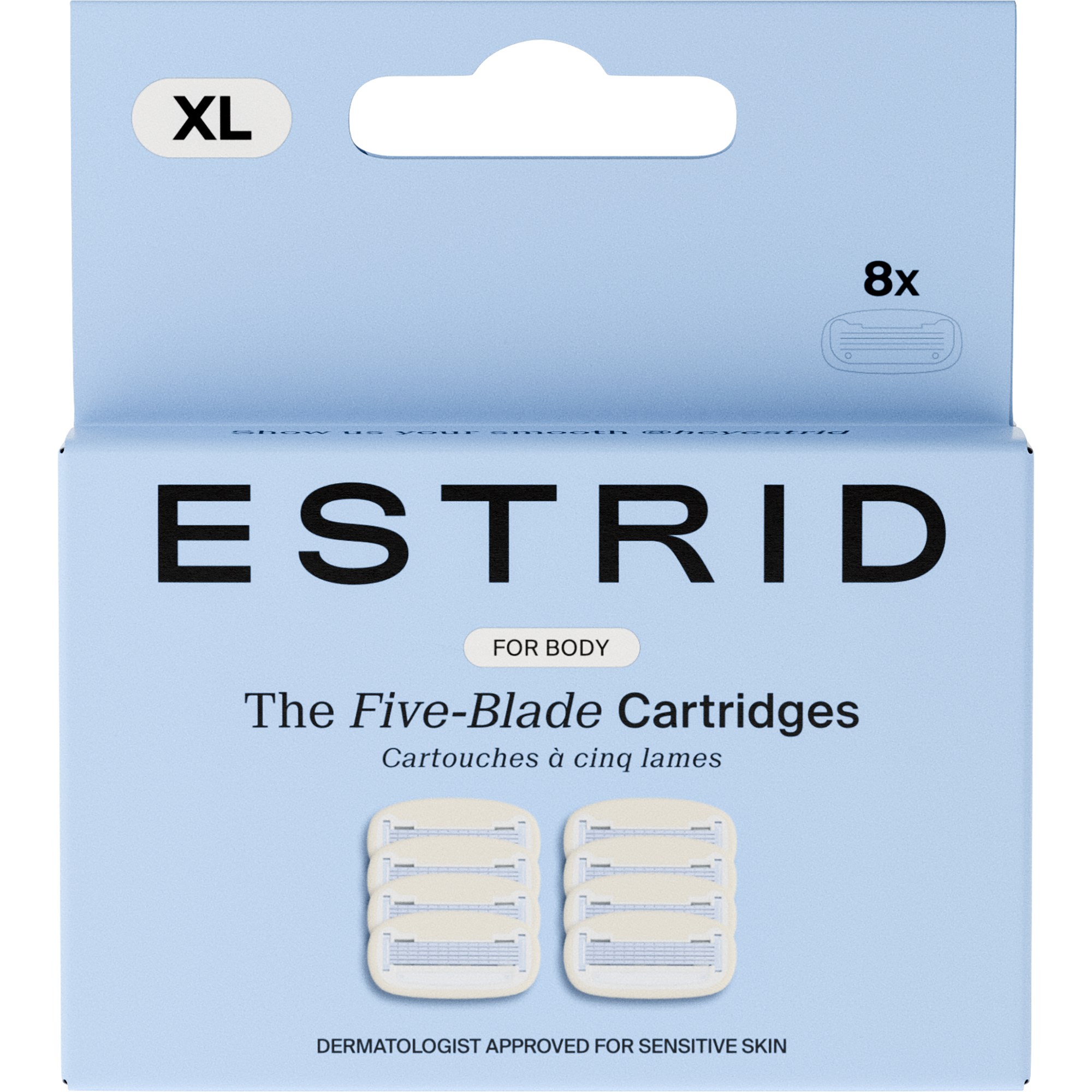 Estrid The Five-Blade Cartridges XL 8 st