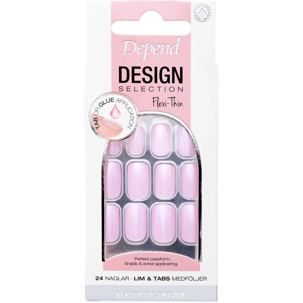 Design Selection Medium Square Artificial Nail Cherry Blossom