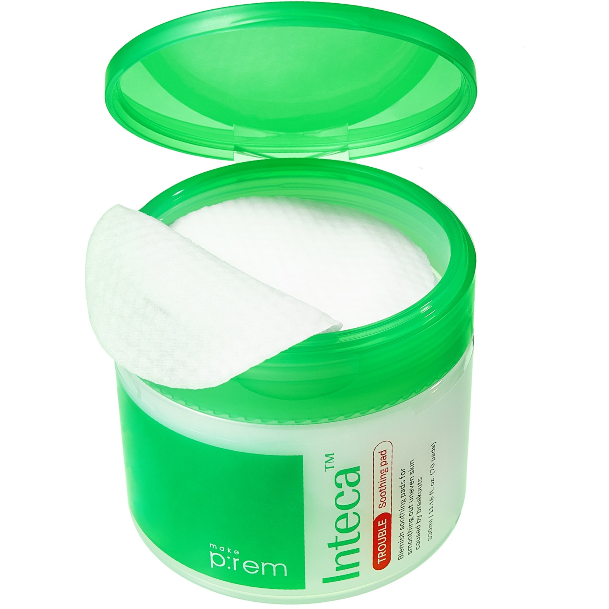 Make P:rem Inteca™ Trouble Soothing Pads 70 pads 330 ml