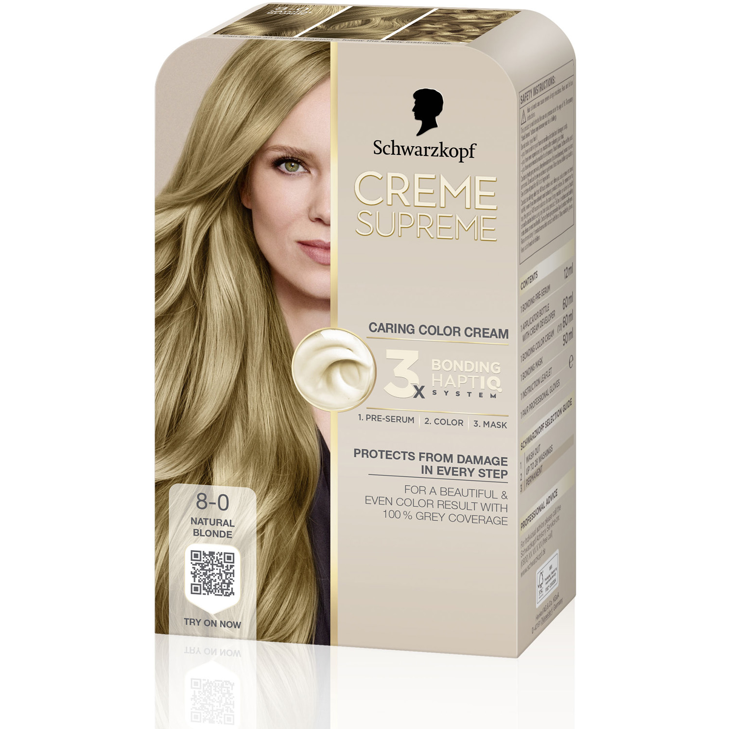 Schwarzkopf Creme Supreme 8-0 Natural Blonde - 1 pcs
