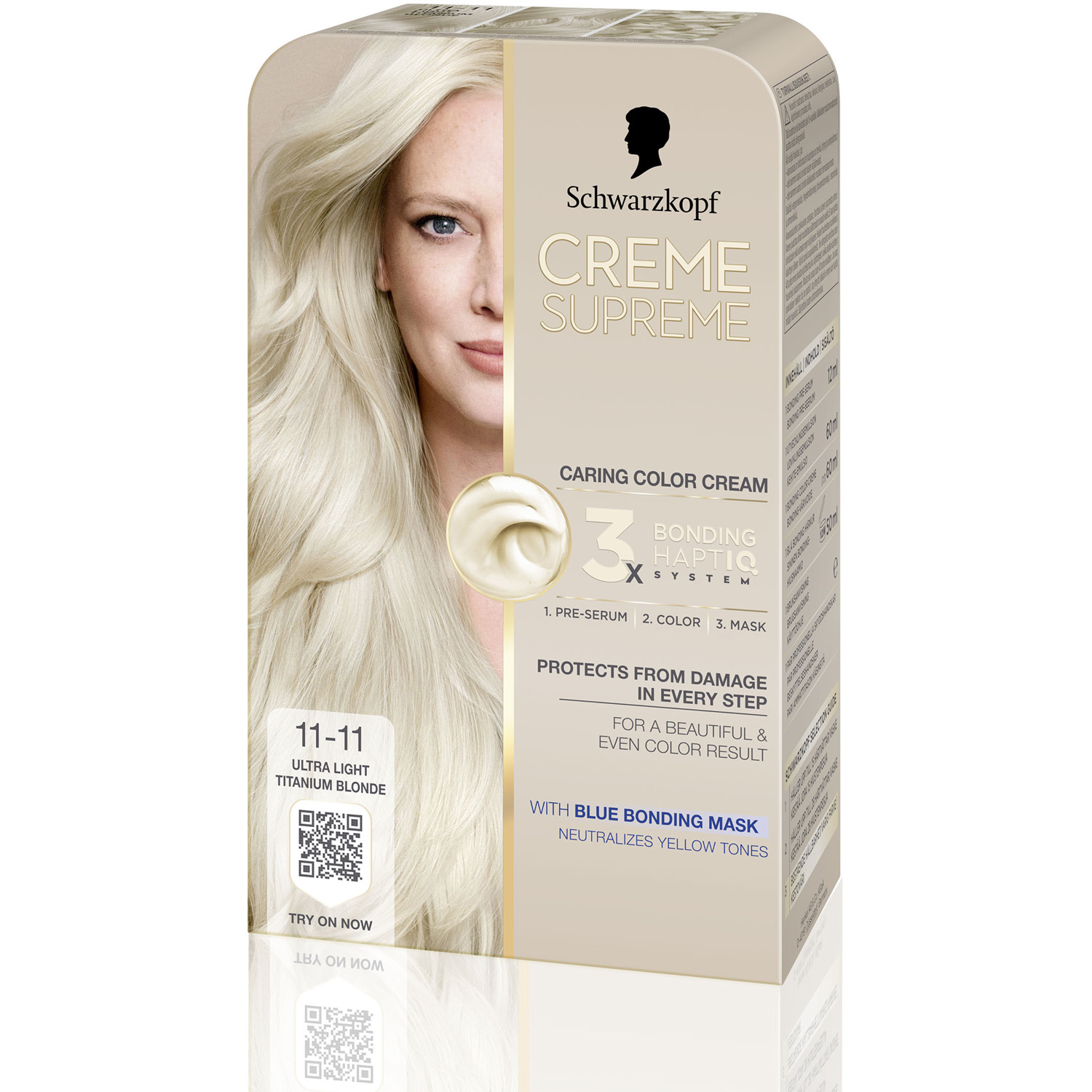 Schwarzkopf Creme Supreme 11-11 Ultra Light Titanium Blonde - 1 pcs