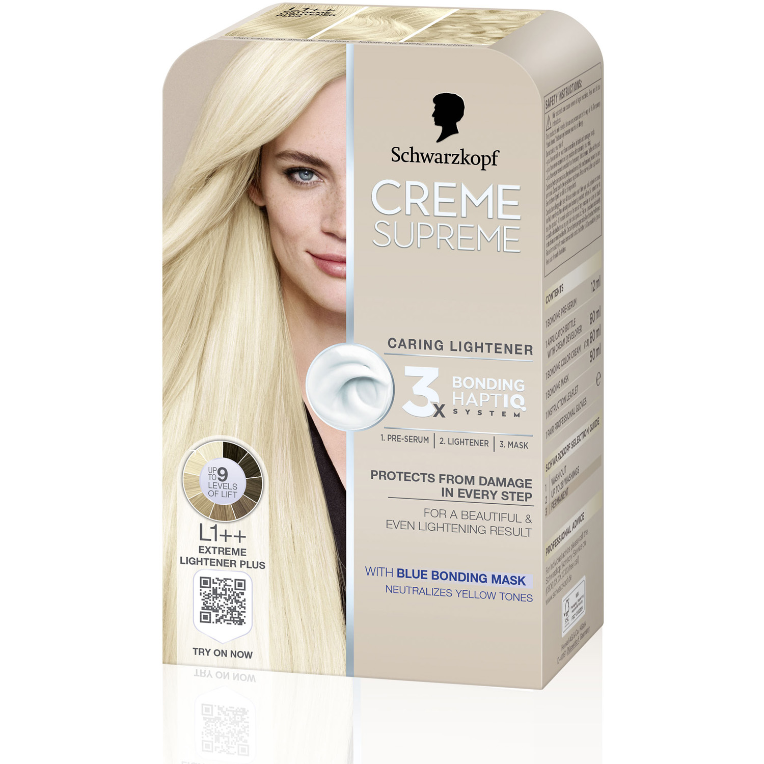 Schwarzkopf Creme Supreme L1++ Extreme Lightener Plus - 1 pcs