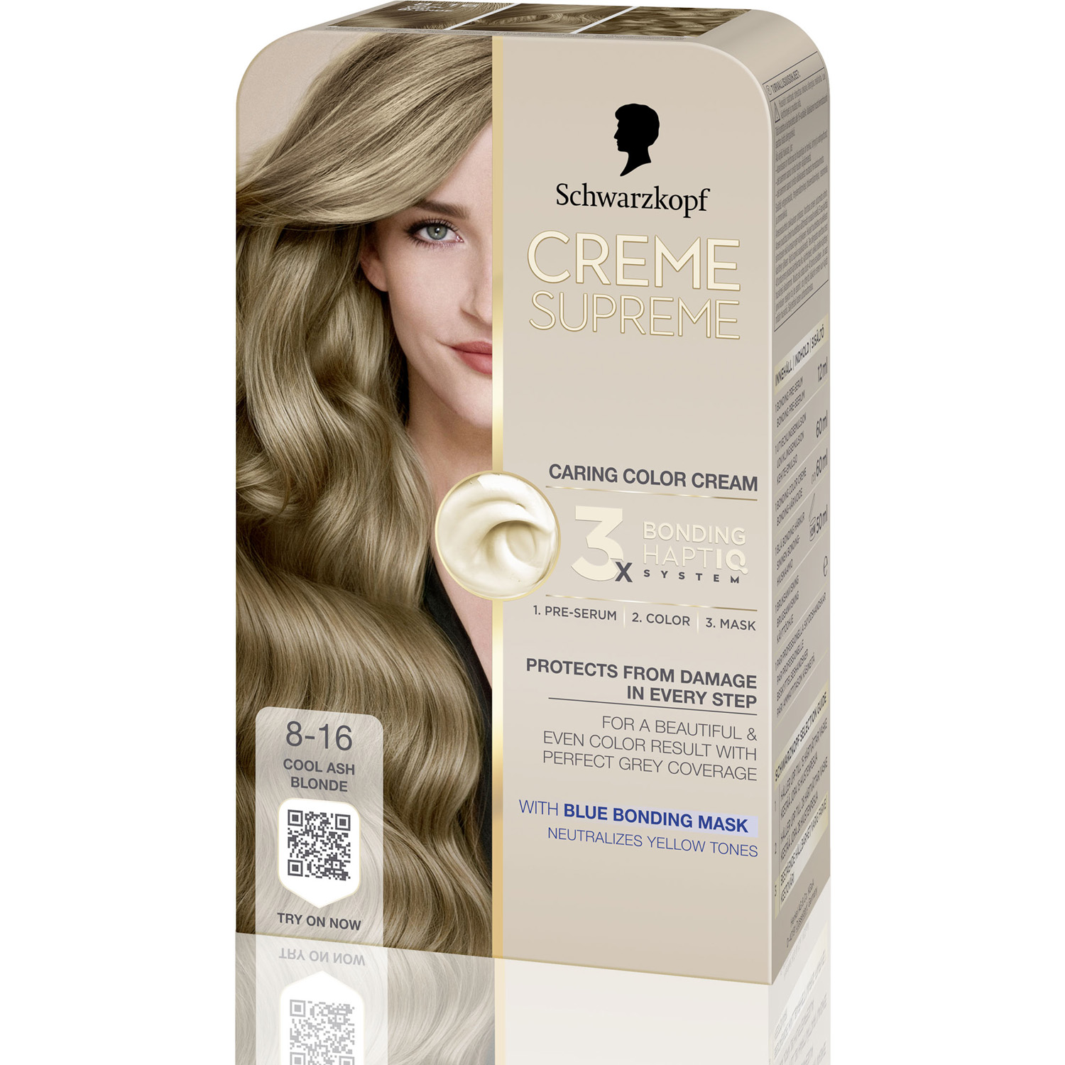 Schwarzkopf Creme Supreme 8-16 Cool Ash Blonde - 1 pcs