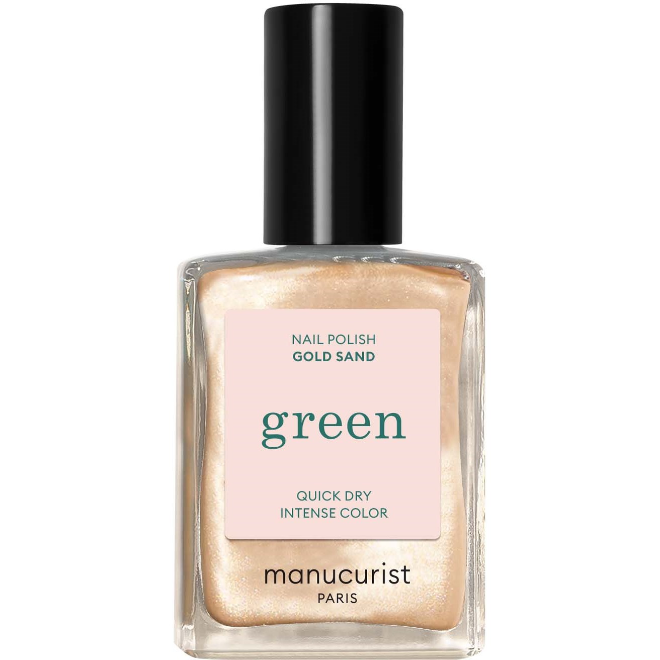 Manucurist Green Nail Polish Gold Sand