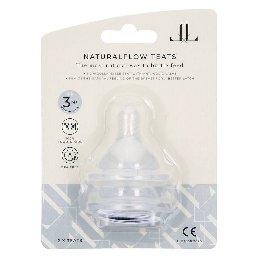 Lola&Lykke Naturalflow Teats 2pcs 3m+