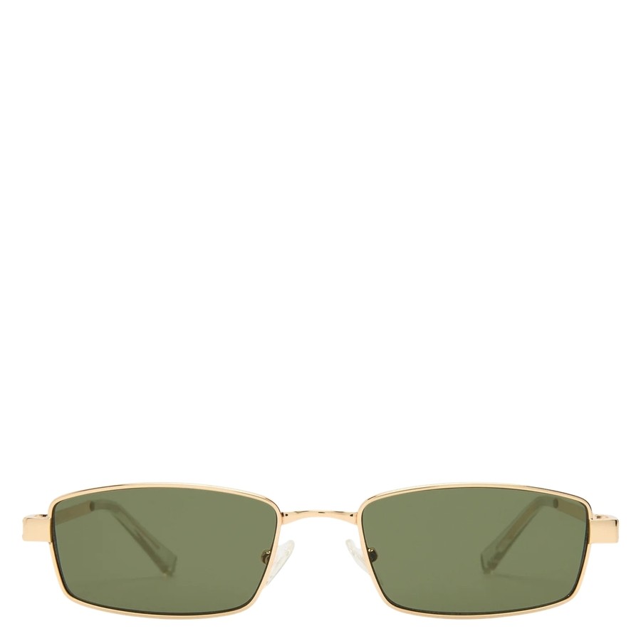 Le Specs Bizarro Bright Gold/Clear Khaki Mono Lens