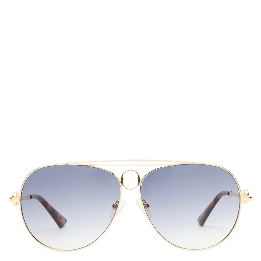 Le Specs Abracadabra Bright Gold Smoke Grad Lens