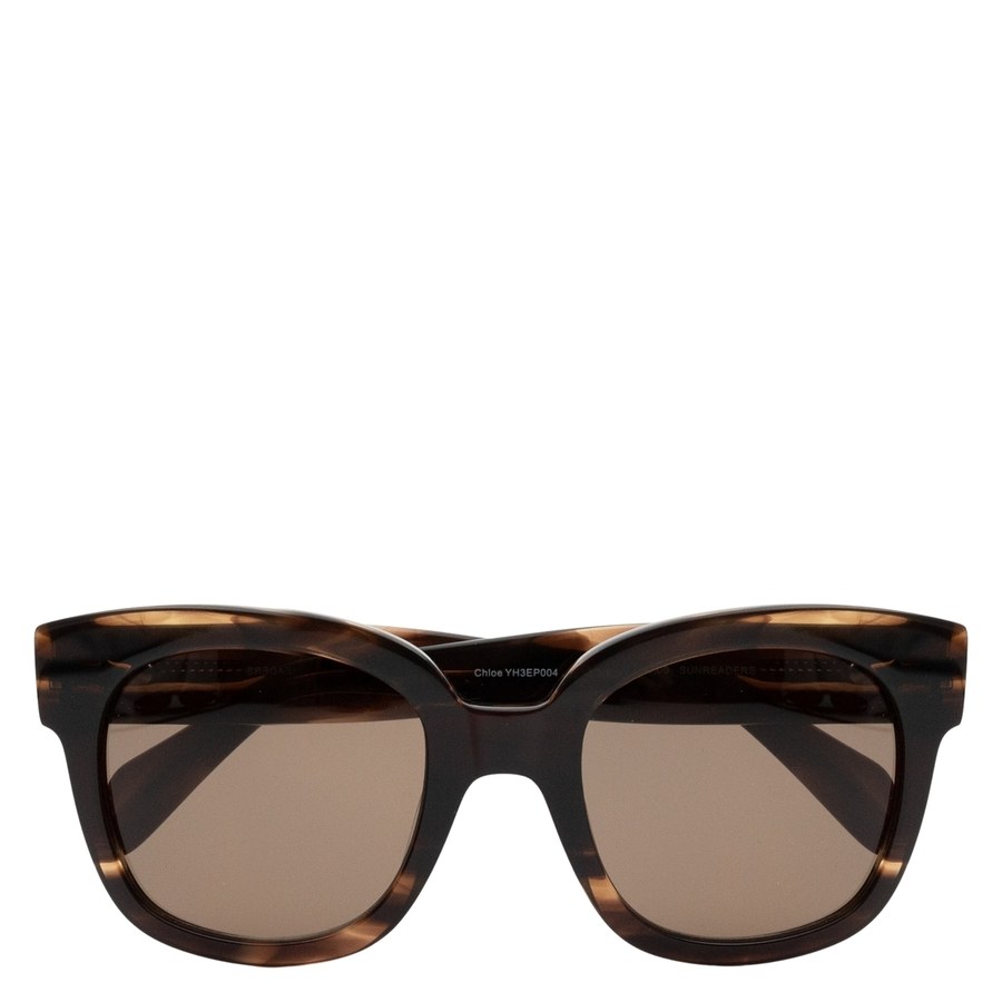 GLAS Chloe Dark Brown Sunglasses Strength 2.5