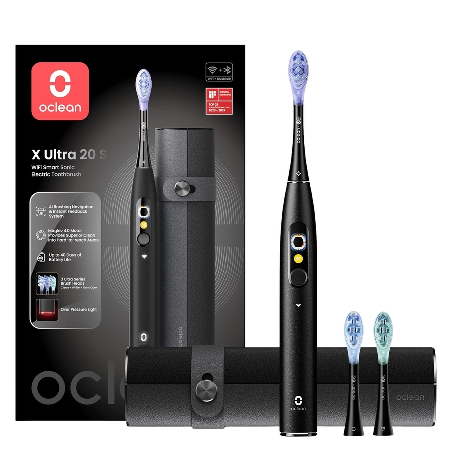 Oclean X Ultra 20 Wifi Smart Sonic Electric Toothbrush Black