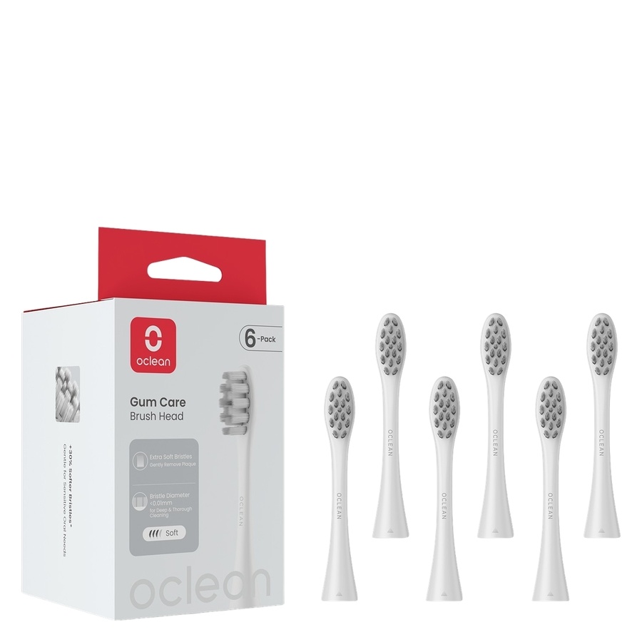 Oclean Gum Care Brush Head White 6pcs