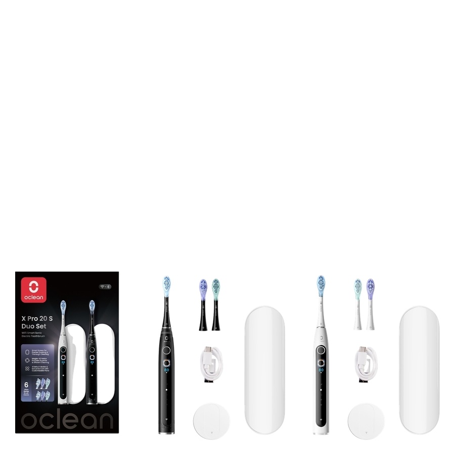 Oclean X Pro 20 Wifi Smart Sonic Electric Toothbrush White & Blac