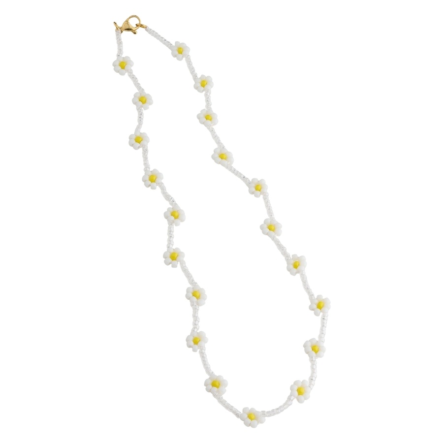 Timi of Sweden Flower Bead Necklace
