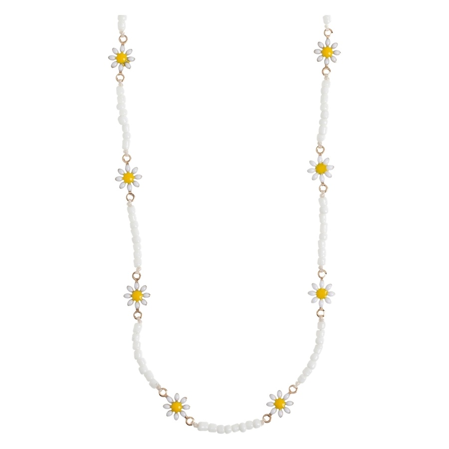 Timi of Sweden Flower Daisy Enamel Necklace