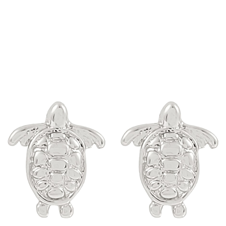 Timi of Sweden Mini Turtle Stud Earrings Silver