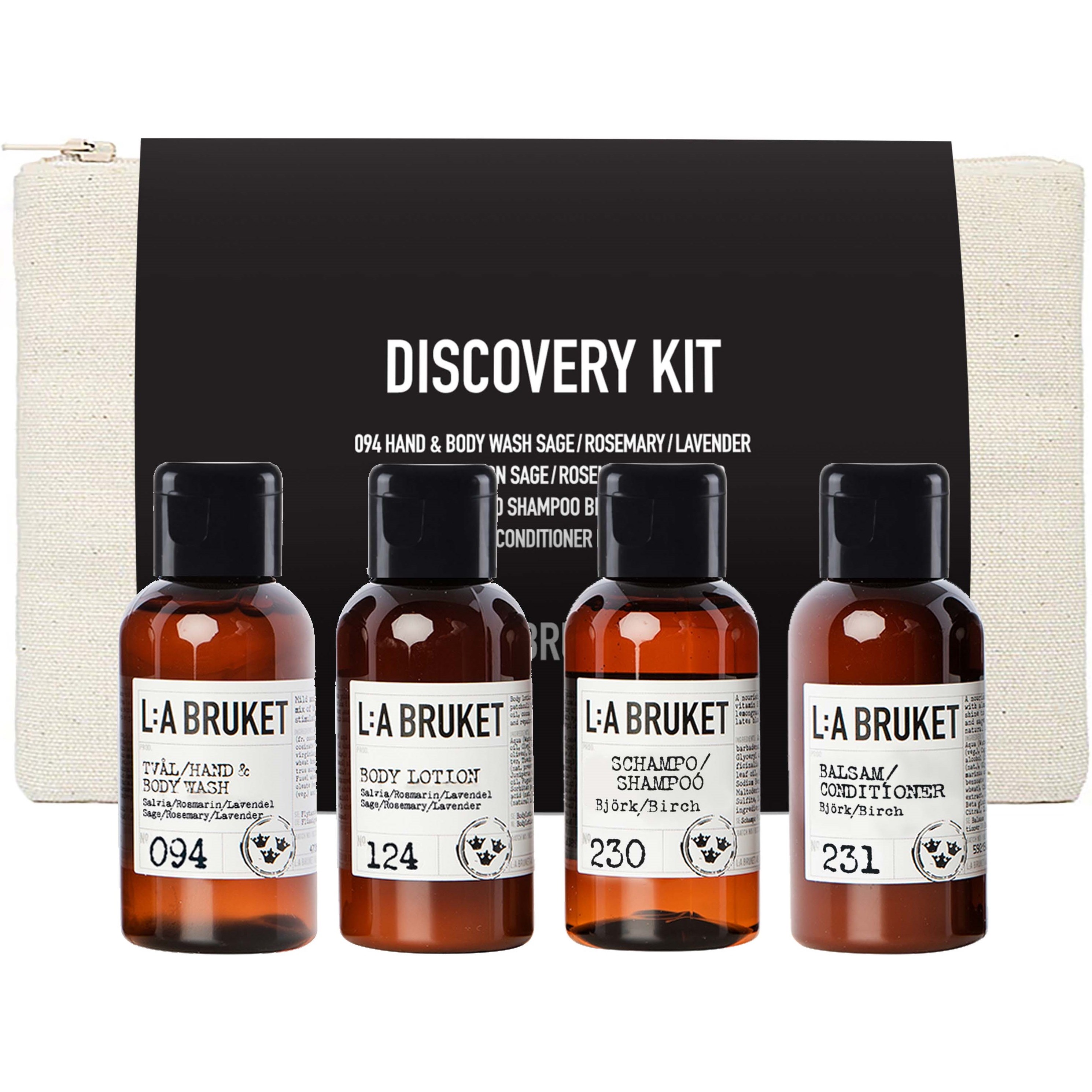 L:a Bruket Gift Box Discovery Kit