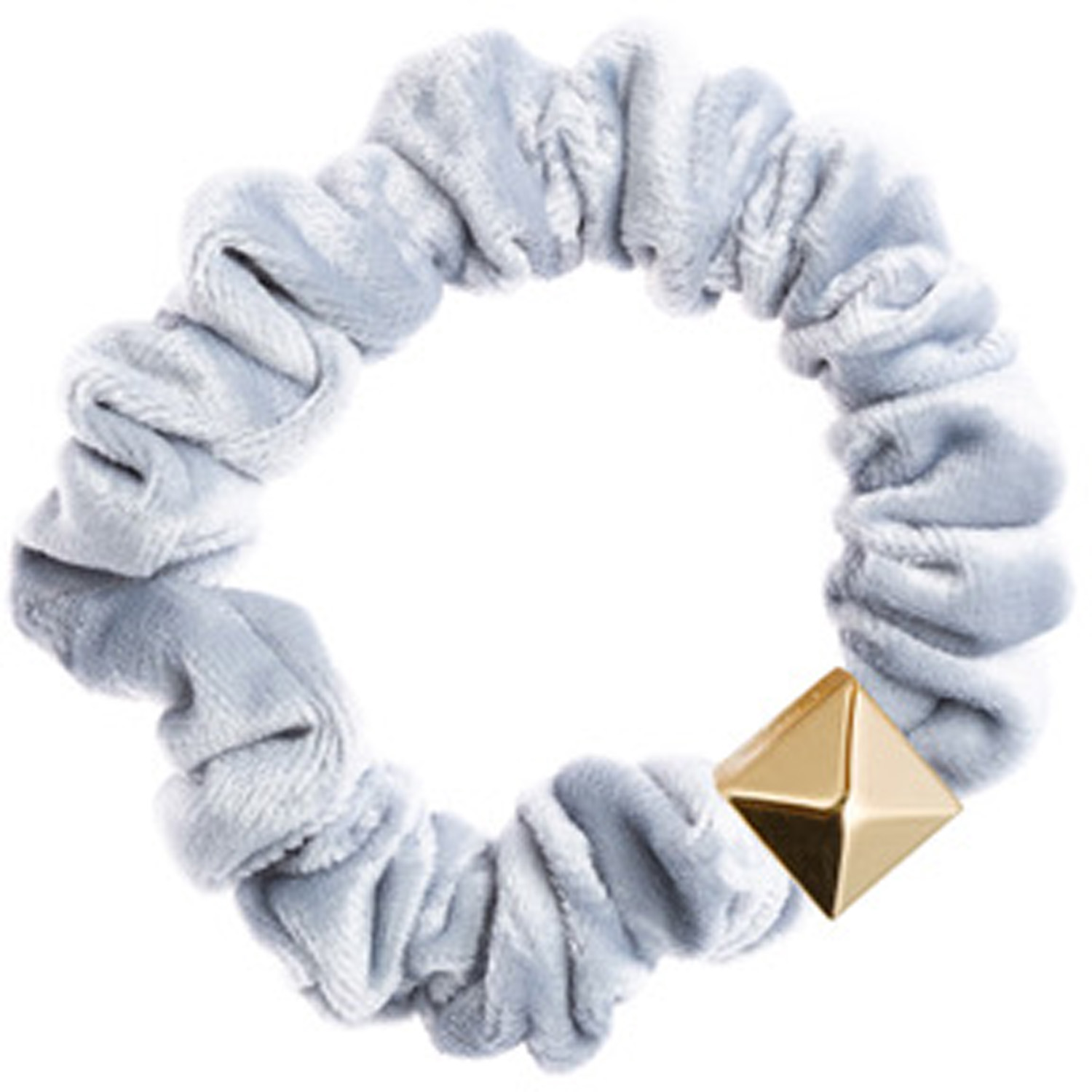Dark Velvet Mini Scrunchie Cool Blue