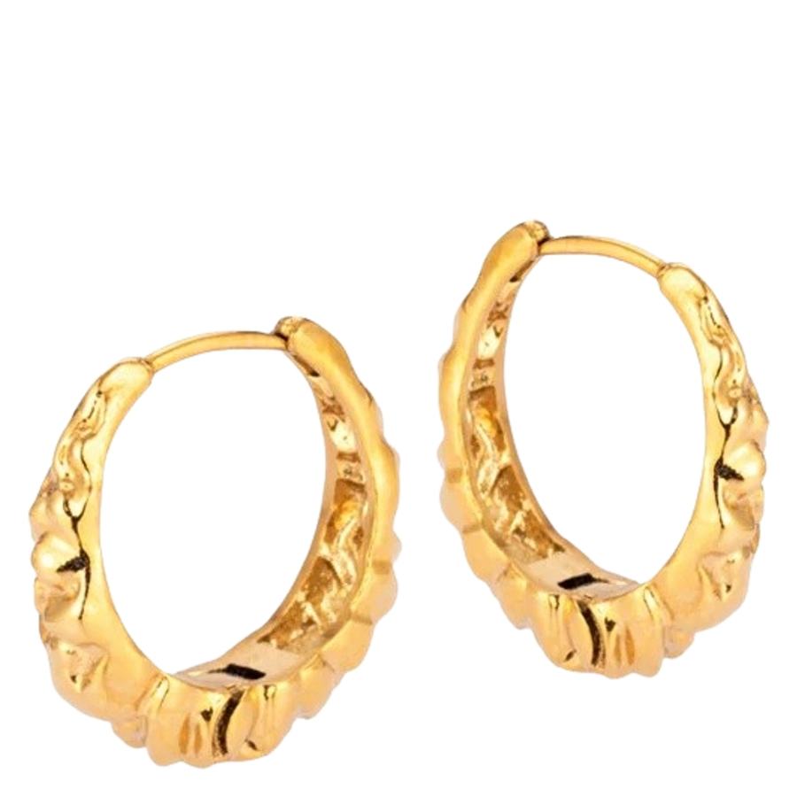 Sistie2ND Loops Creoles Gold Plated 16 mm