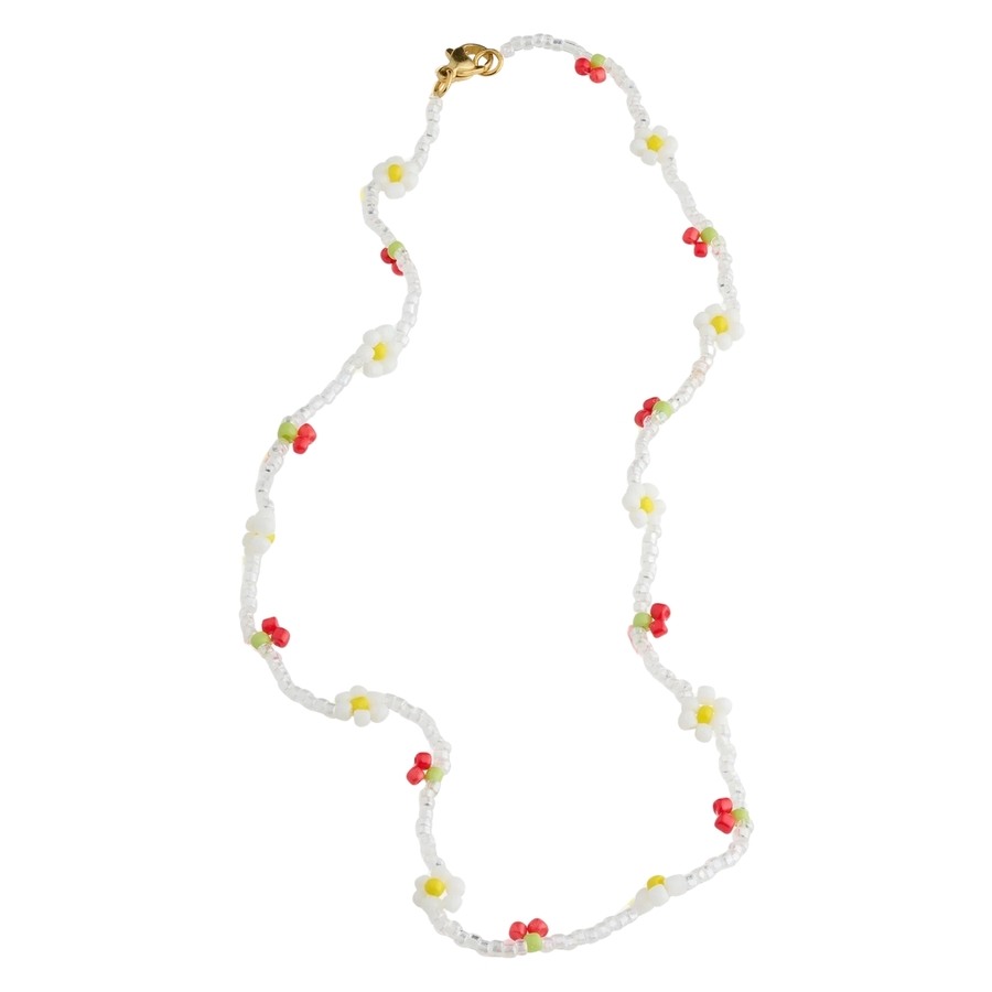 Timi of Sweden Cherry & Flower Blead Necklace