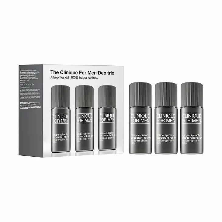 3 X  For Men Antiperspirant Deodorant Roll-On Gift Box 3 x 75 ml