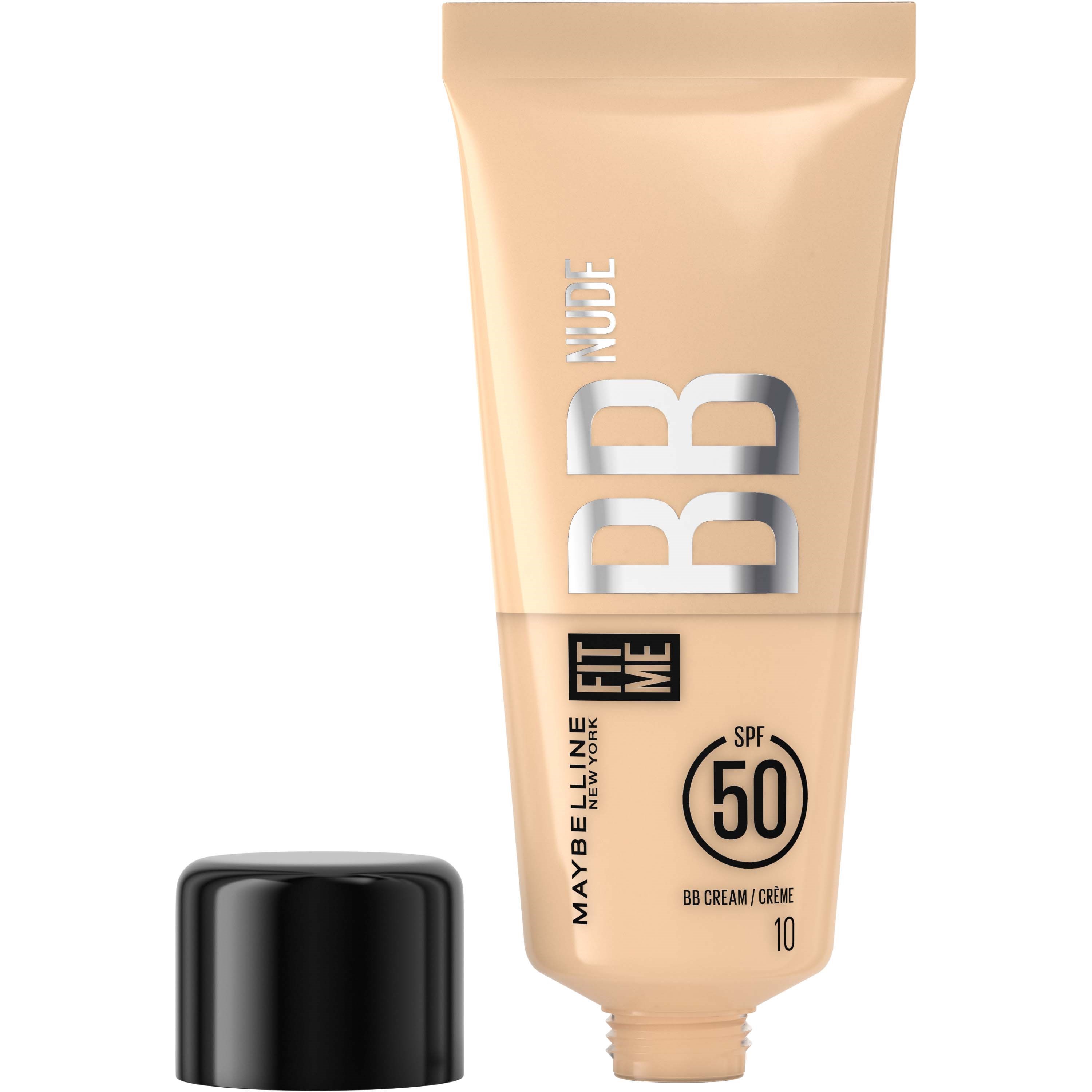 Maybelline New York Fit Me Nude BB Cream SPF50 10