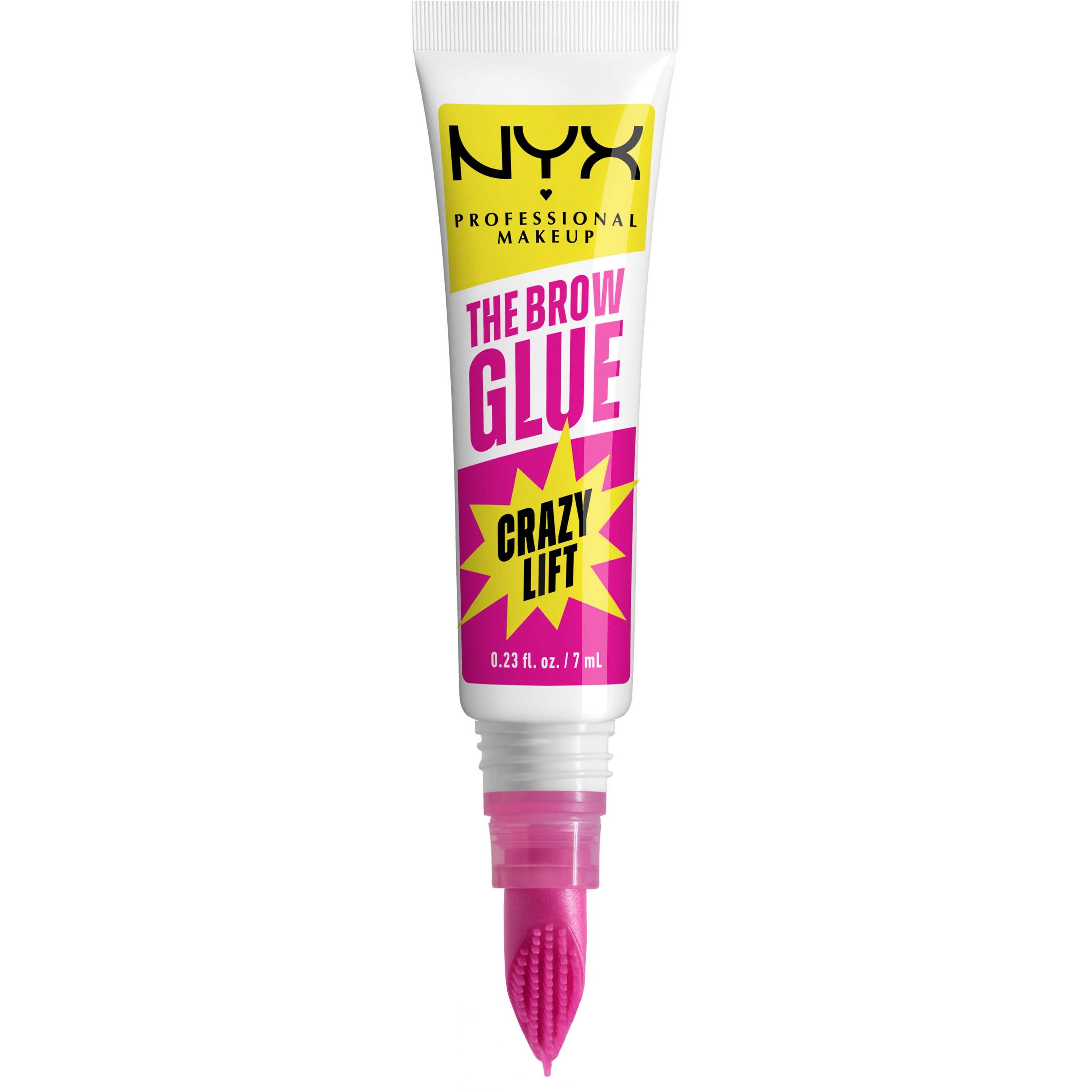 NYX PROFESSIONAL MAKEUP The Brow Glue Crazy Lift 01 Transparent
