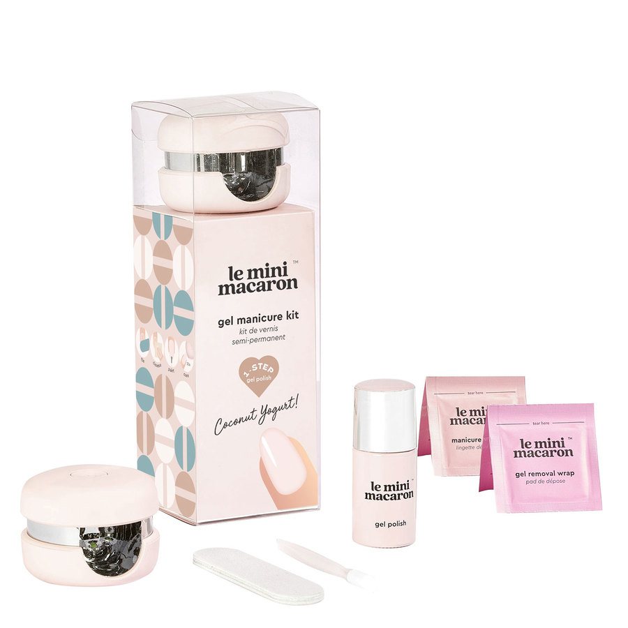 Le Mini Macaron Gel Manicure Kit Coconut Yoghurt 5 st