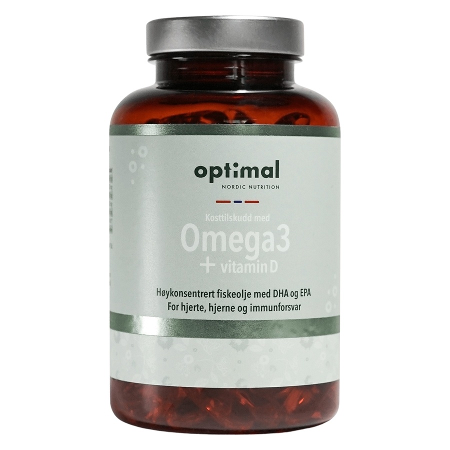 Optimal Nordic Nutrition Omega 3 + Vitamin D 120pcs