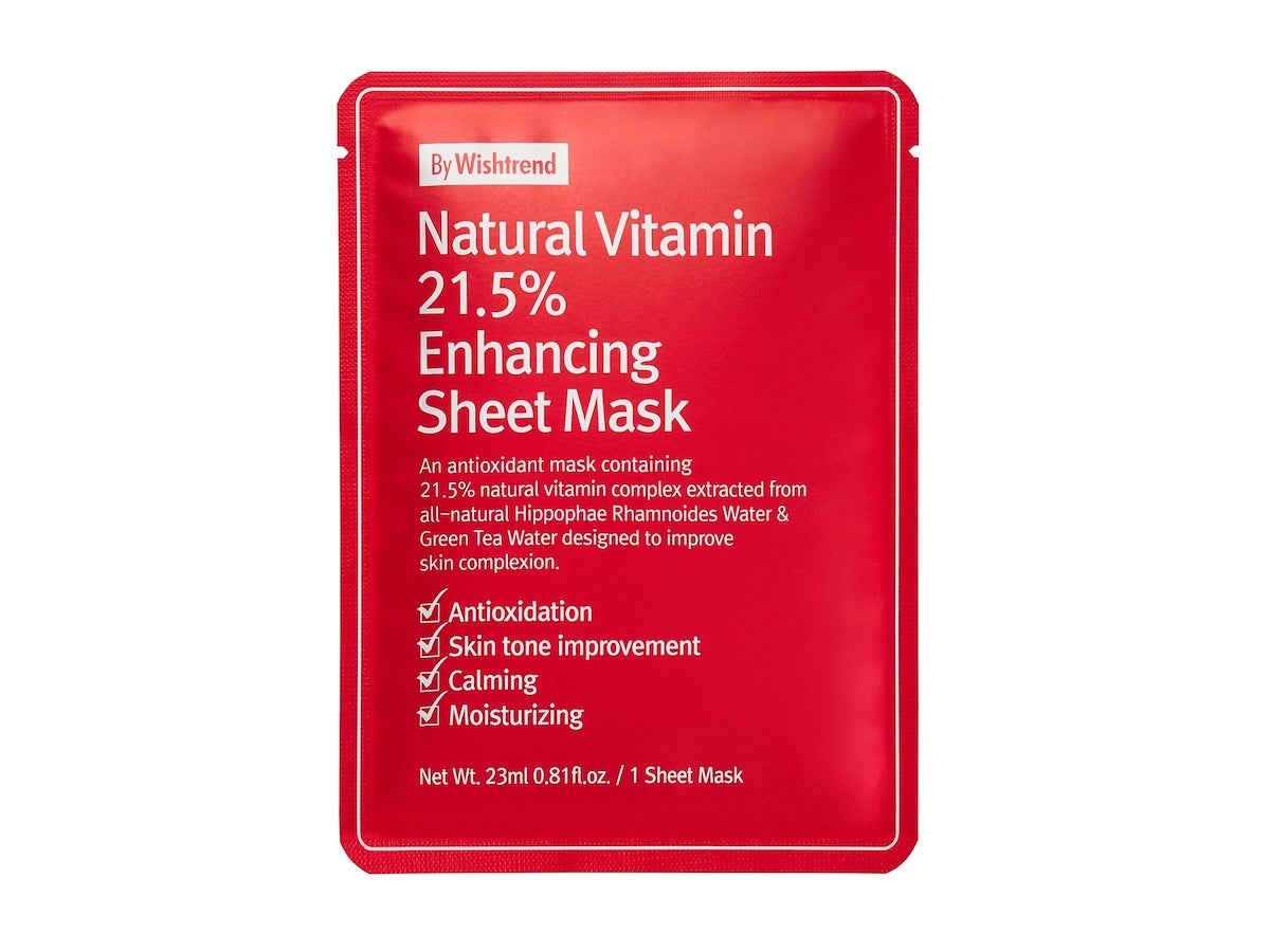 By Wishtrend By Wishtrend Natural Vitamin 21,5% Enhancing Sheet Mask 3 pcs