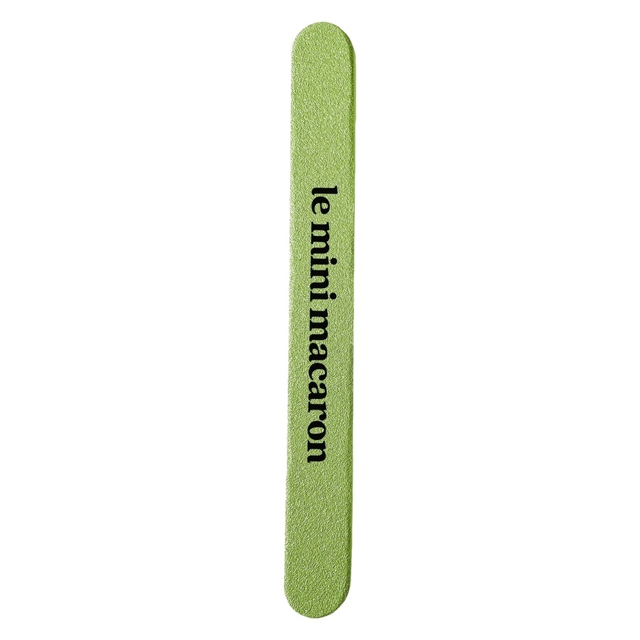 Le Mini Macaron Nail File Green Glitter 1 st