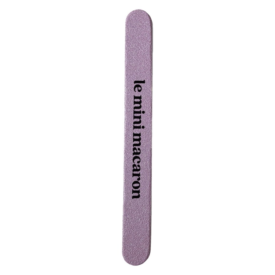 Le Mini Macaron Nail File Purple Glitter 1pcs