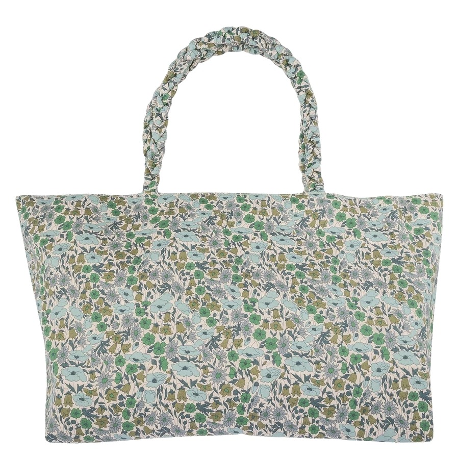 Bon Dep Shopper MW Liberty Poppy And Daisy Teal