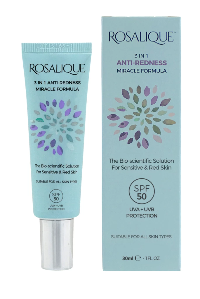 3i1 Antirødme Creme SPF50 Rosalique 3 in 1 Anti-Redness Miracle Formula SPF 50
