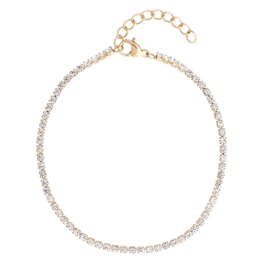 DARK Tennis Chain Bracelet 2 mm Crystal