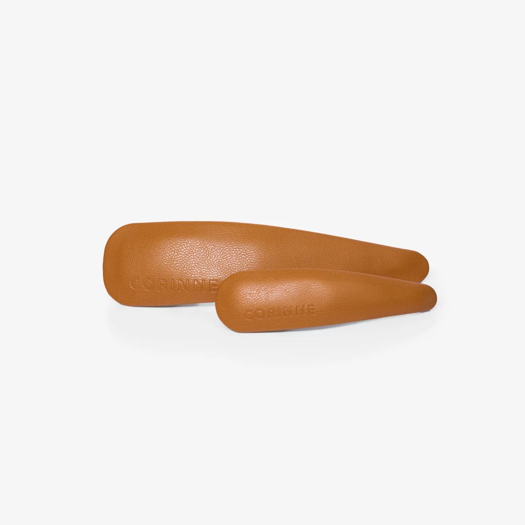 Vegan Barrette Big And Small 2-Pack Camel