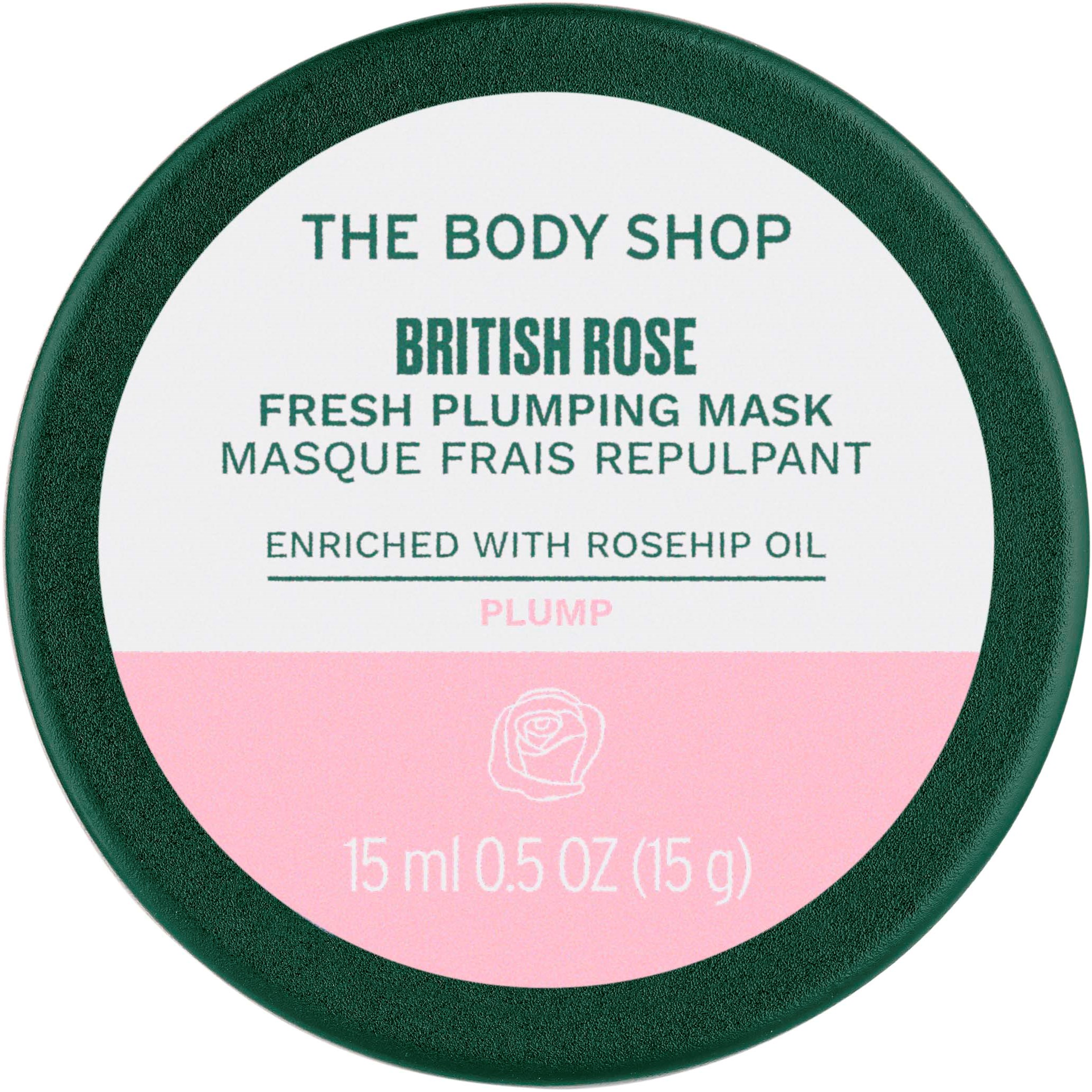 The Body Shop British Rose  Fresh Plumping Mask 15 ml