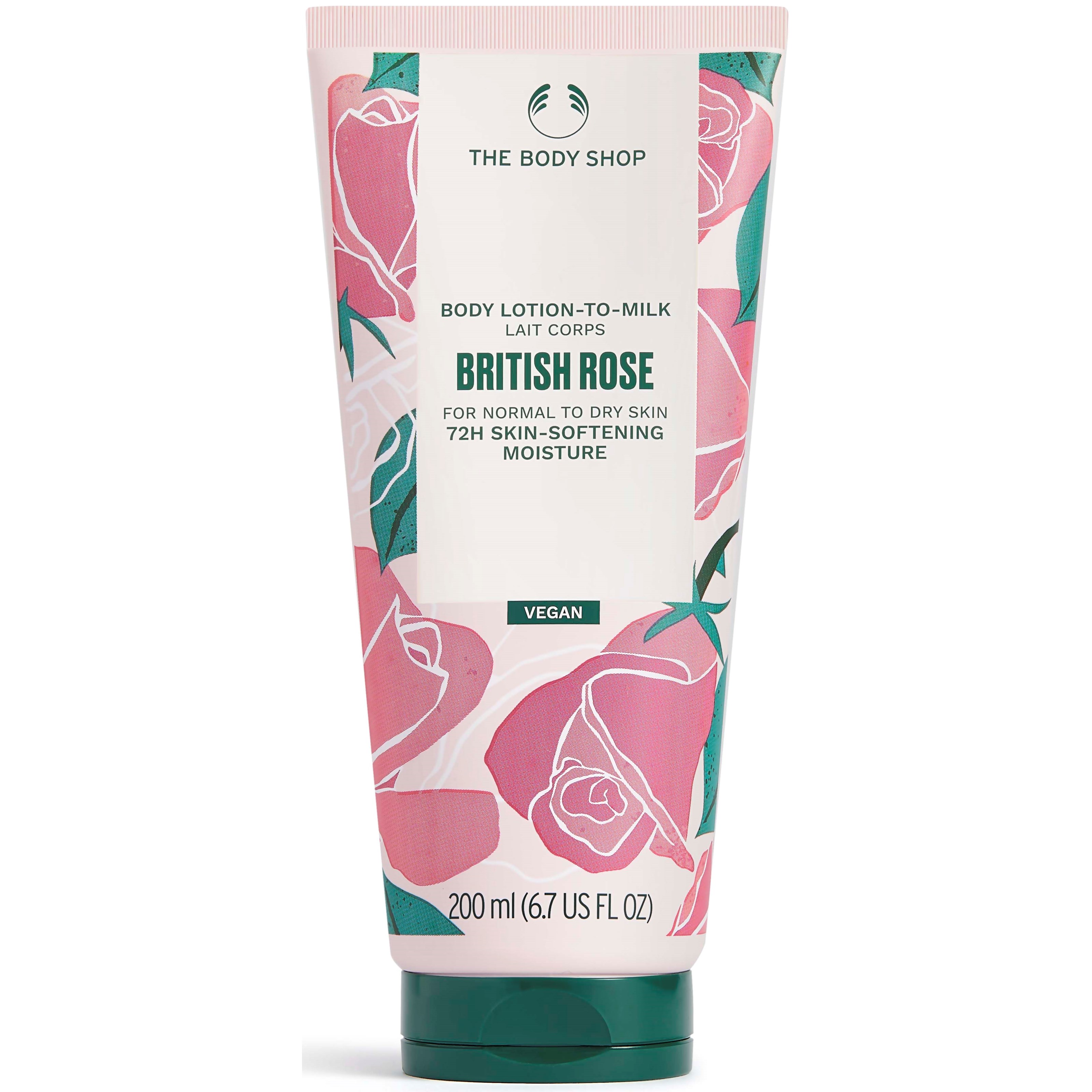 The Body Shop British Rose Body Lotion-To-Milk 200 ml