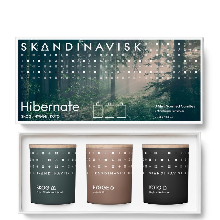 Skandinavisk HIBERNATE Mini Candle Giftset 65g x 3