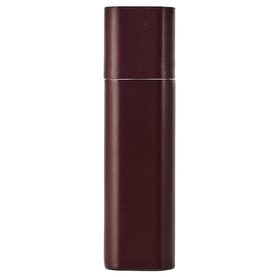 Leather Travel Case Burgundy