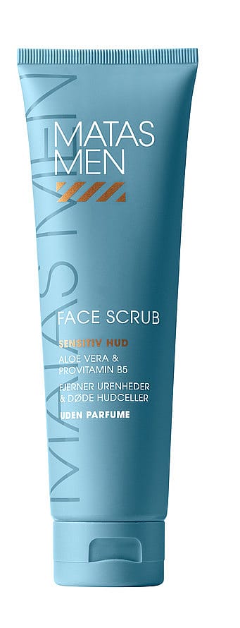 Men Face Scrub för Känslig Hy Utan Parfym 150 ml