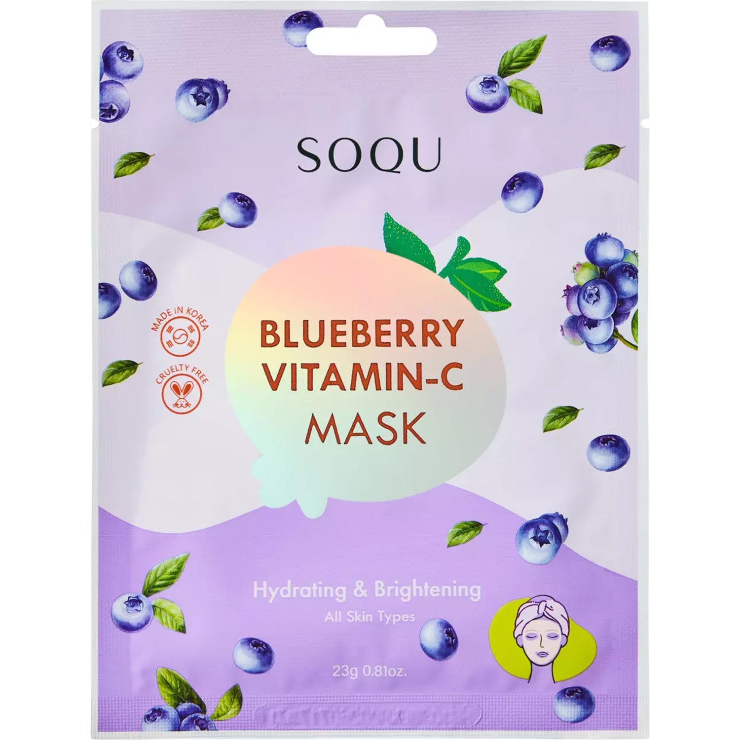 Topz Blueberry Vitamin C Sheet Mask 1 pcs