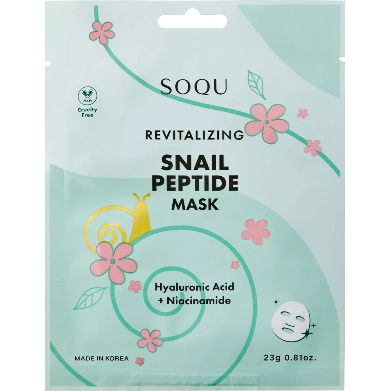 Topz Snail Peptide Sheet Mask 1 pcs