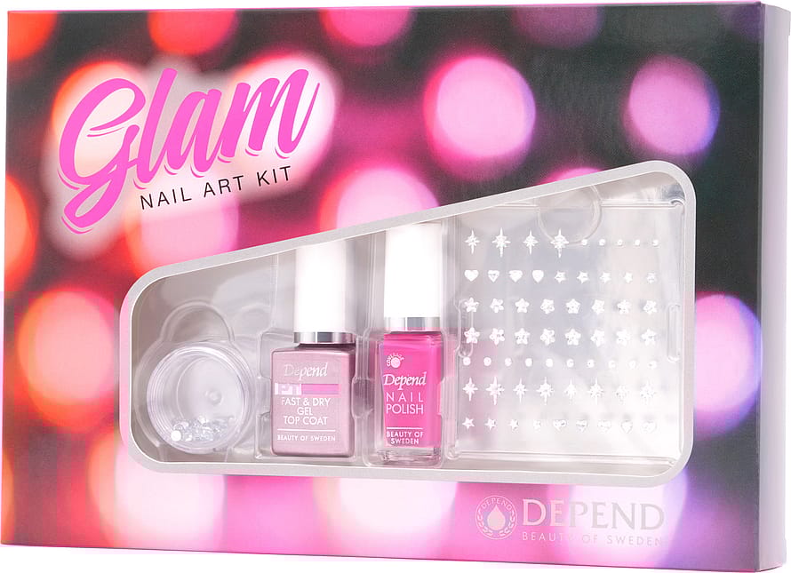 Glam Nail Art Kit Gift Box