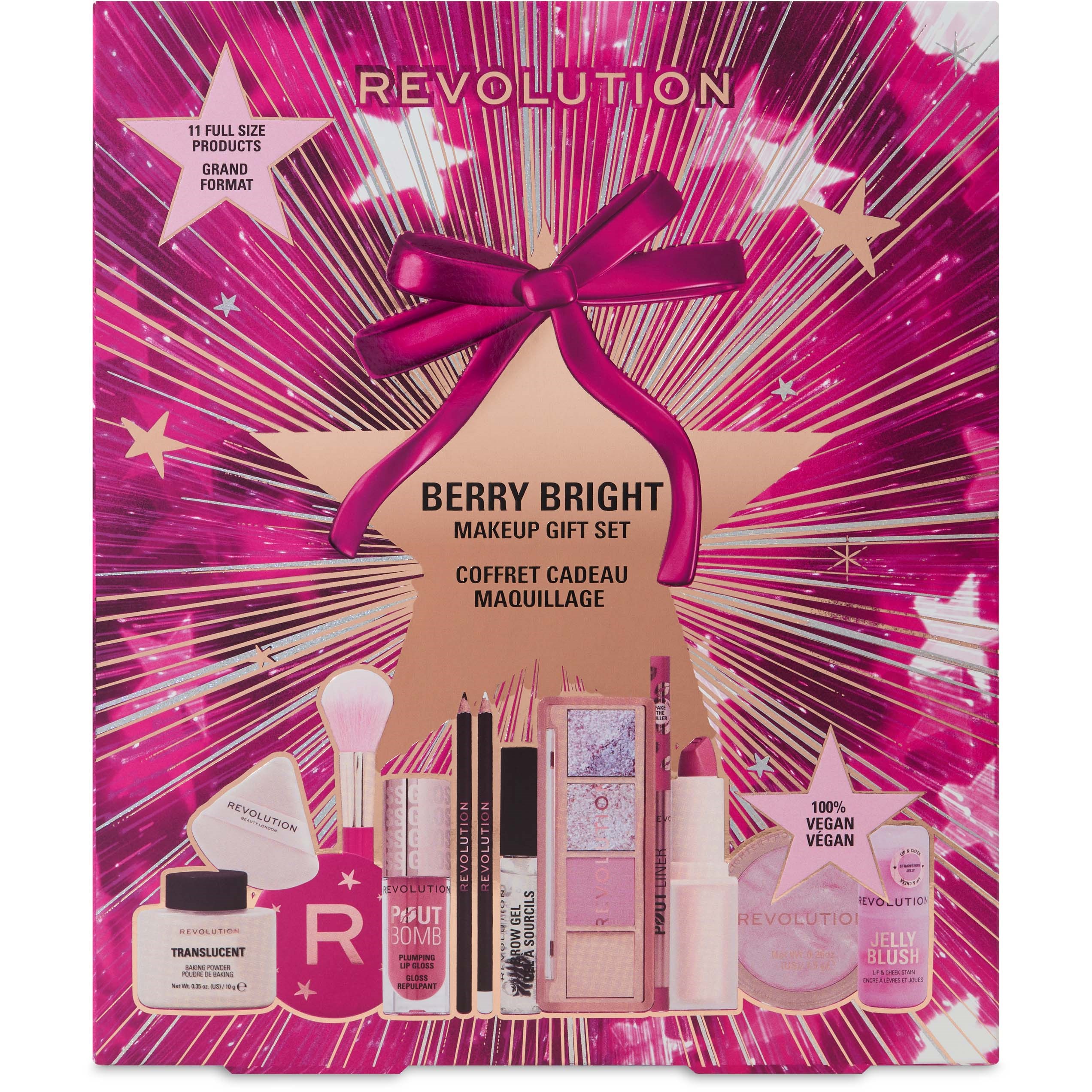Revolution Beauty London Berry Bright Beauty Make Up Set