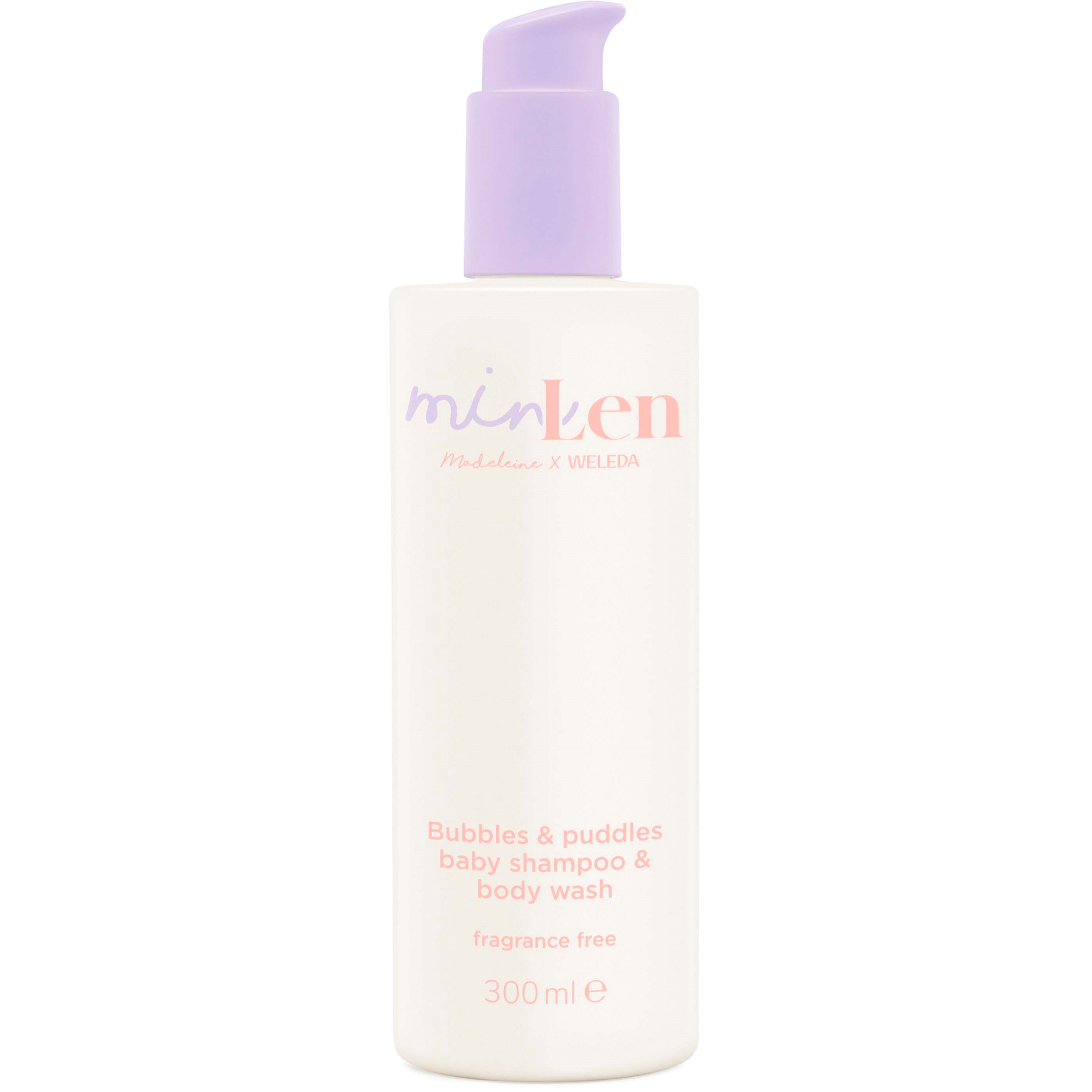MinLen Bubbles & puddles baby shampoo & body wash 300 ml