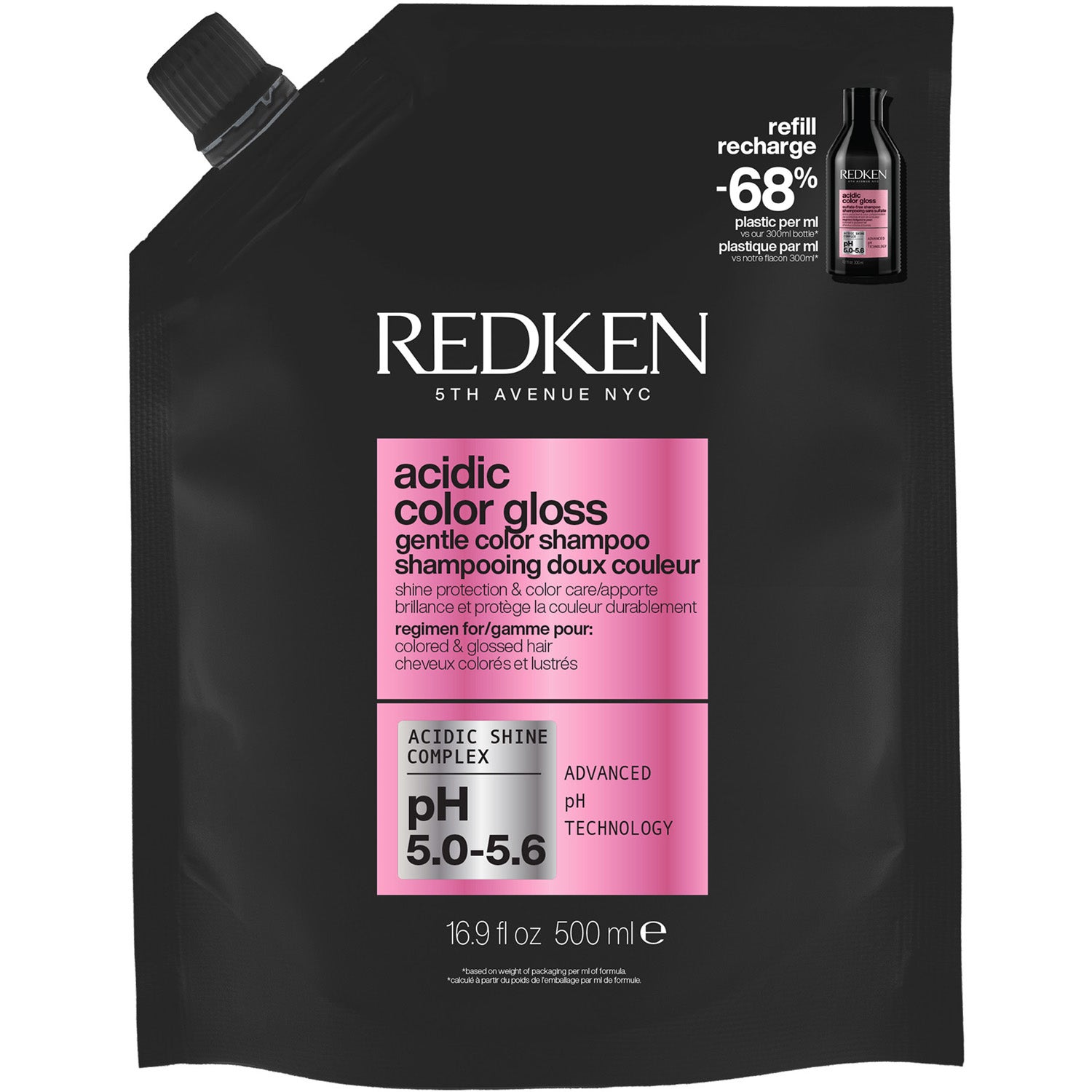 Redken Acidic Color Gloss Shampoo Refill - 500 ml