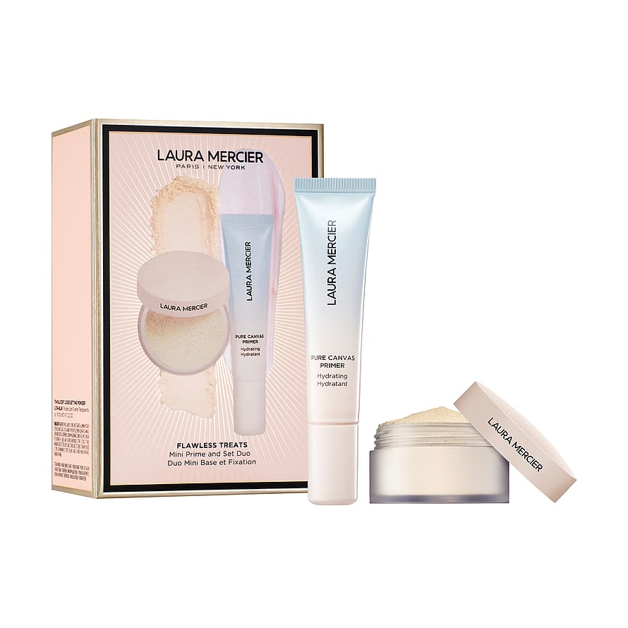 Holiday Set Flawless Treats Mini Prime & Set Duo 15 ml Gift Box Laura Mercier Holiday Set Flawless Treats Mini Prime & Set Duo 15 ml Gift Box