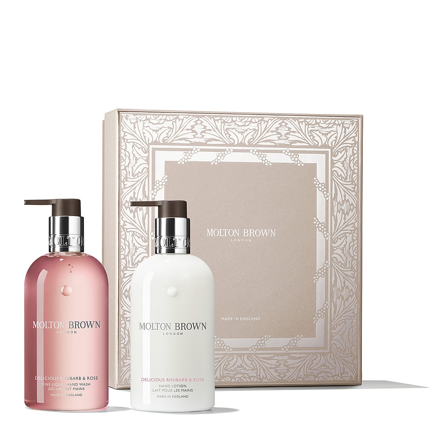 Delicious Rhubarb & Rose Hand Care Collection 600 ml Gift Box Molton Brown Delicious Rhubarb & Rose Hand Care Collection 600 ml Gift Box